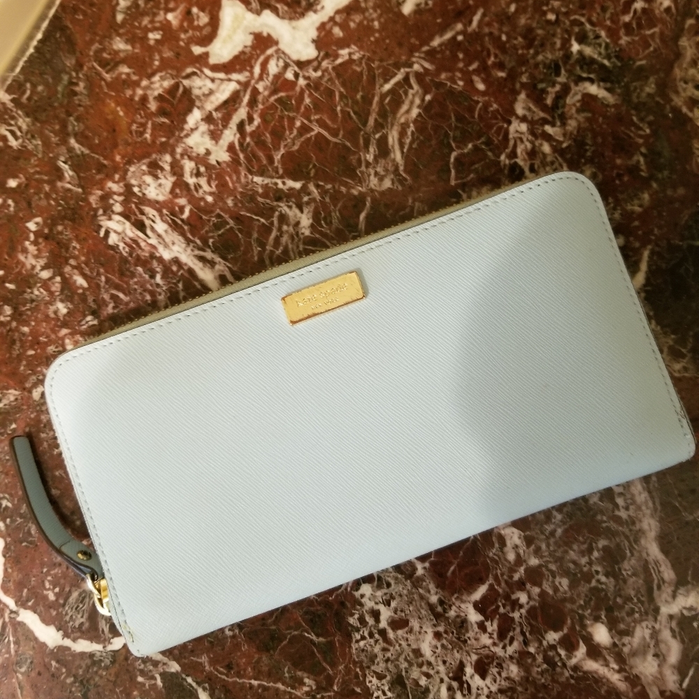 Kate Spade Neda Zip Wallet Aqua